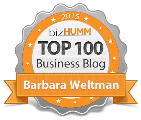 BizHumm Top 100 Business Blog Award to Barbara Weltman