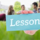 © Wavebreakmediamicro | Dreamstime.com - Lessons Against Happy Students Sitting Outside On Campus Photo