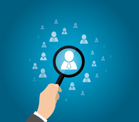 © Penguiin | Dreamstime.com - Human Resources, CRM, Data Mining, Officer Looking For Employee Represented By Icon. Vector Illustration Photo