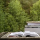 © Jessicahyde | Dreamstime.com - Books On A Wooden Table Photo