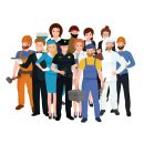 © Anutaberg | Dreamstime.com - Set Workers Team, Profession People Uniform, Cartoon Vector Illustration Photo