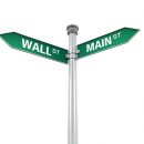 What is Wall Street Telling Main Street - street signs