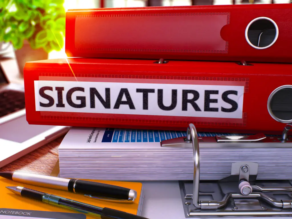 Electronic Signatures on Your Forms and Documents