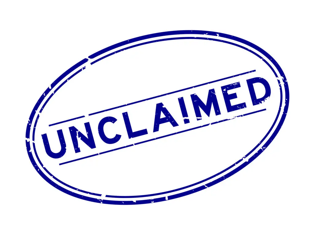 unclaimed property