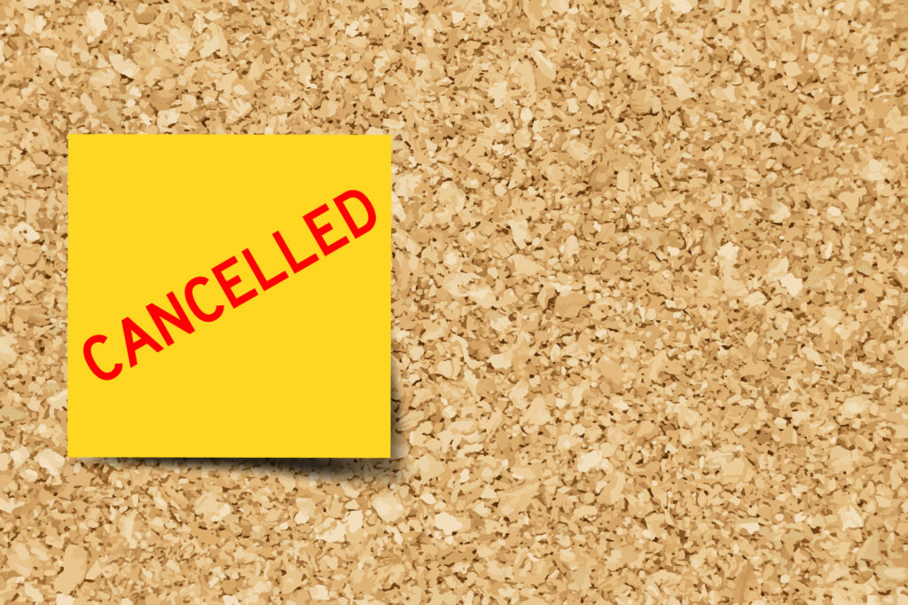 Cancellations Can Have Tax Consequences