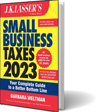 Book Cover: J.K. Lasser's Small Business Taxes 2023